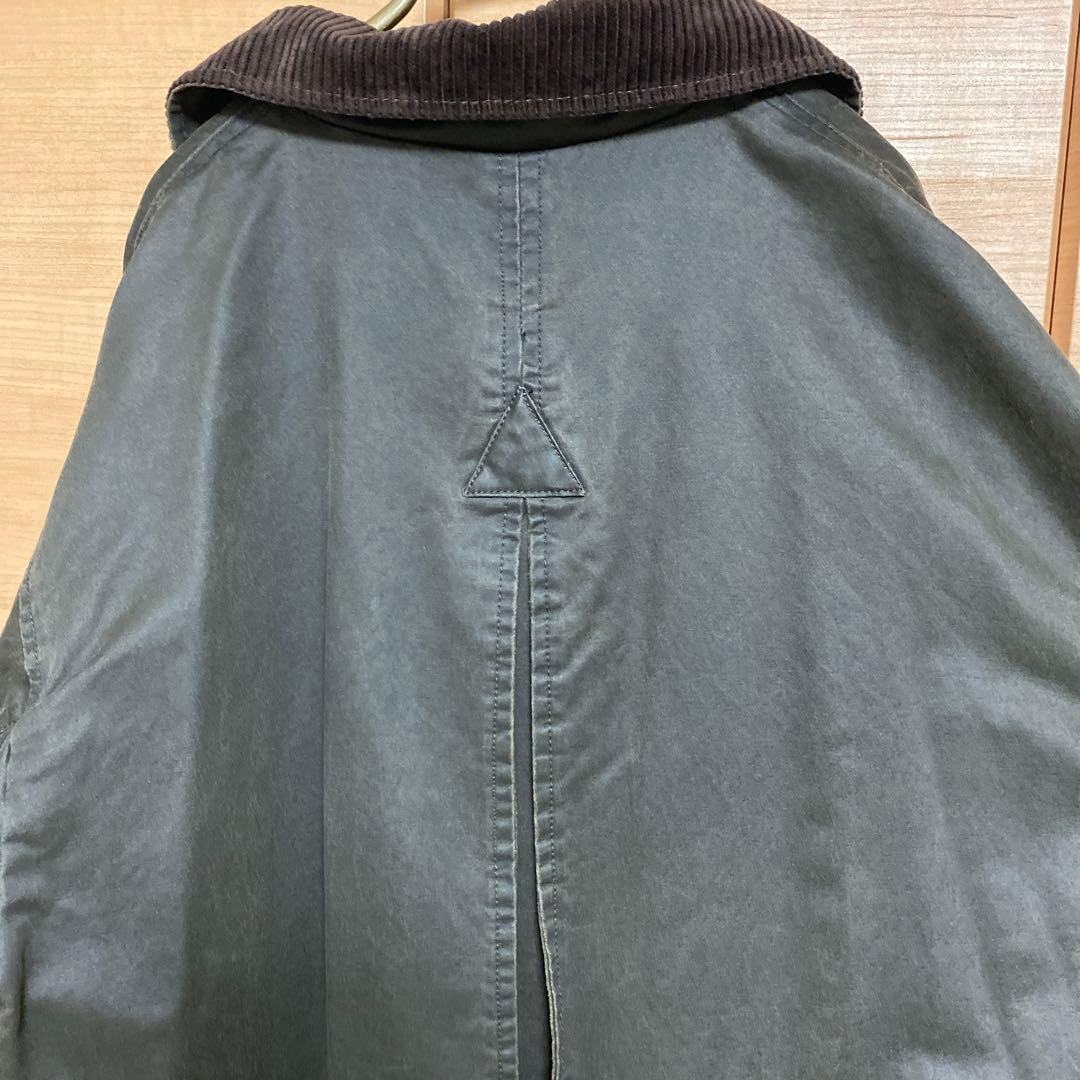 ZARA ワックスフィニッシュコーデュロイカラートレンチコート　L