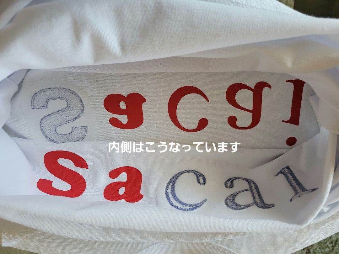 sacai 青山限定 open memorial tee レア最安値 白0サイズ