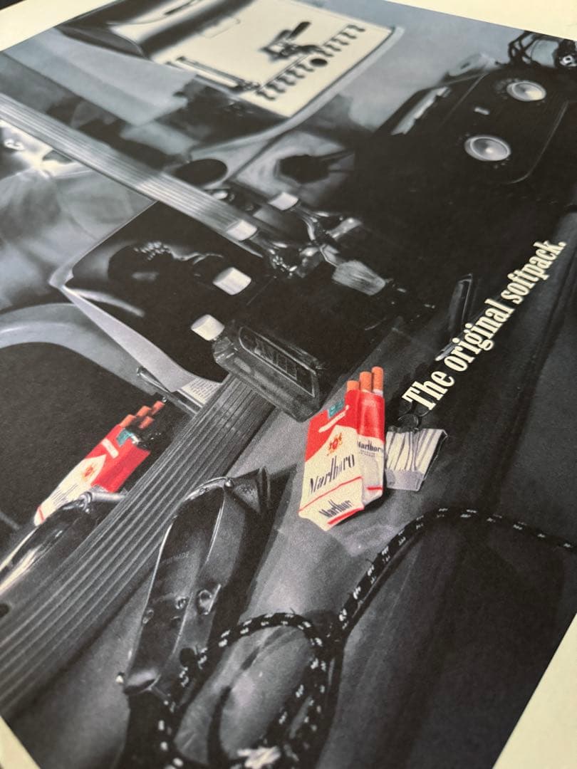 【当時物】1980s Marlboro大判両面印刷（50×70cm）