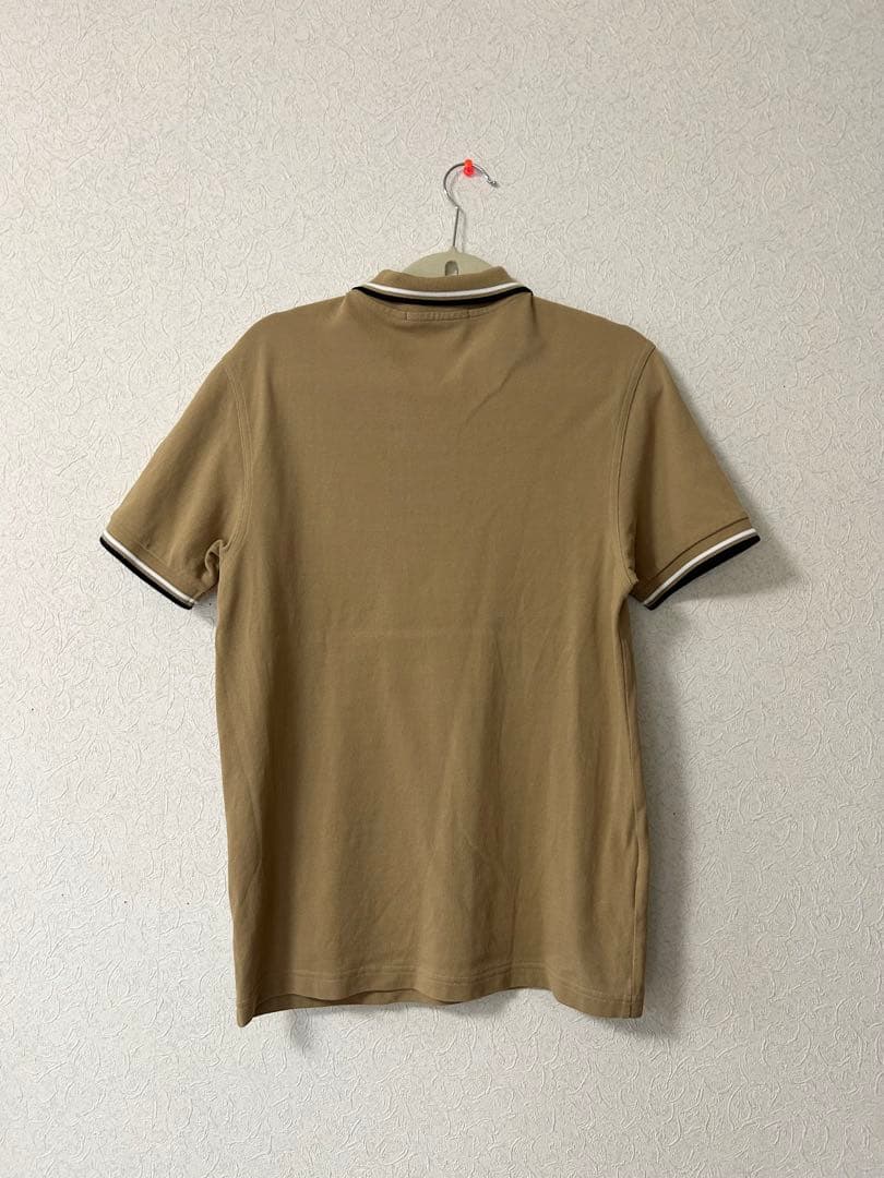 フレッドペリー ベージュ 半袖ポロシャツ