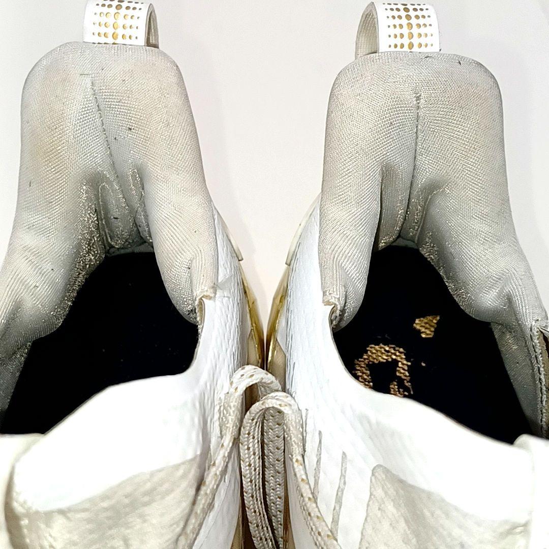 【希少】adidas　adizero　10周年　豹柄　フットボール スパイク　金