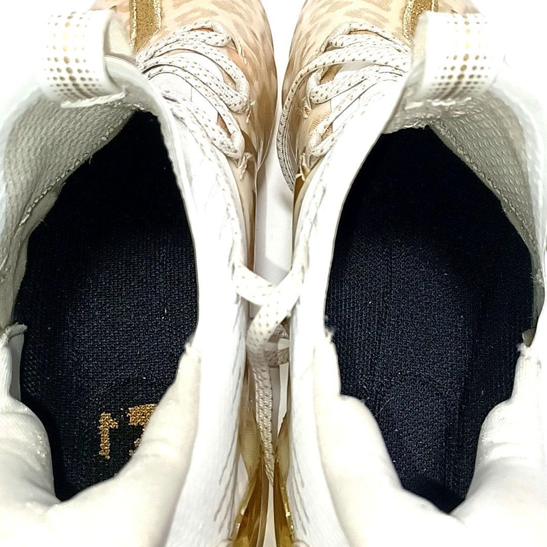 【希少】adidas　adizero　10周年　豹柄　フットボール スパイク　金