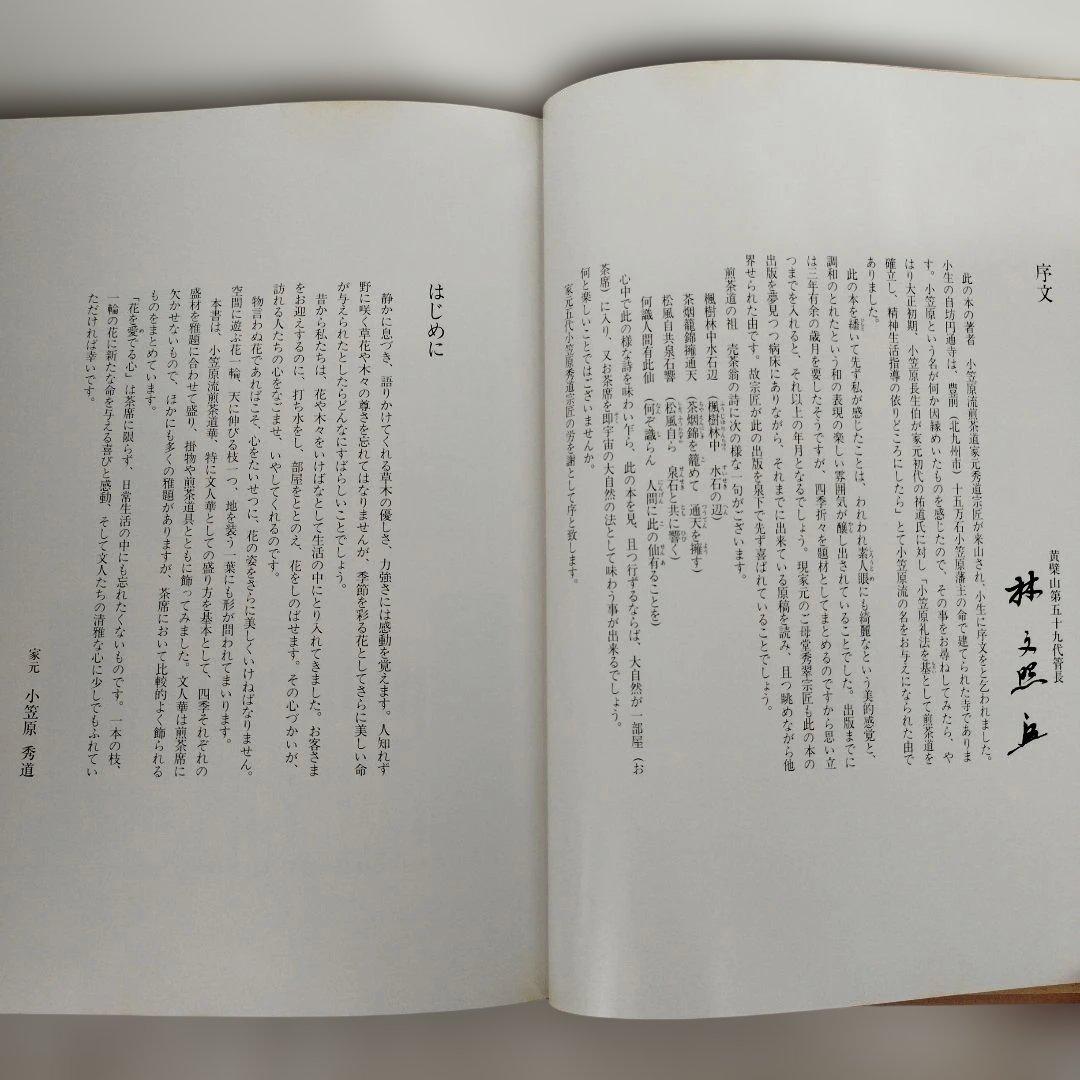 Y1077 小笠原流　煎茶の花と盛物