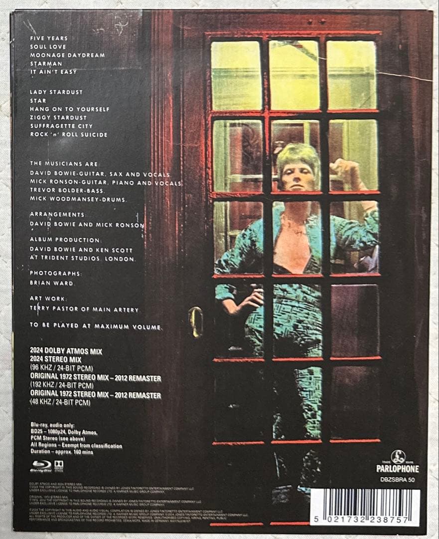 Blu-ray Audio！David Bowie/ZIGGY STARDUST