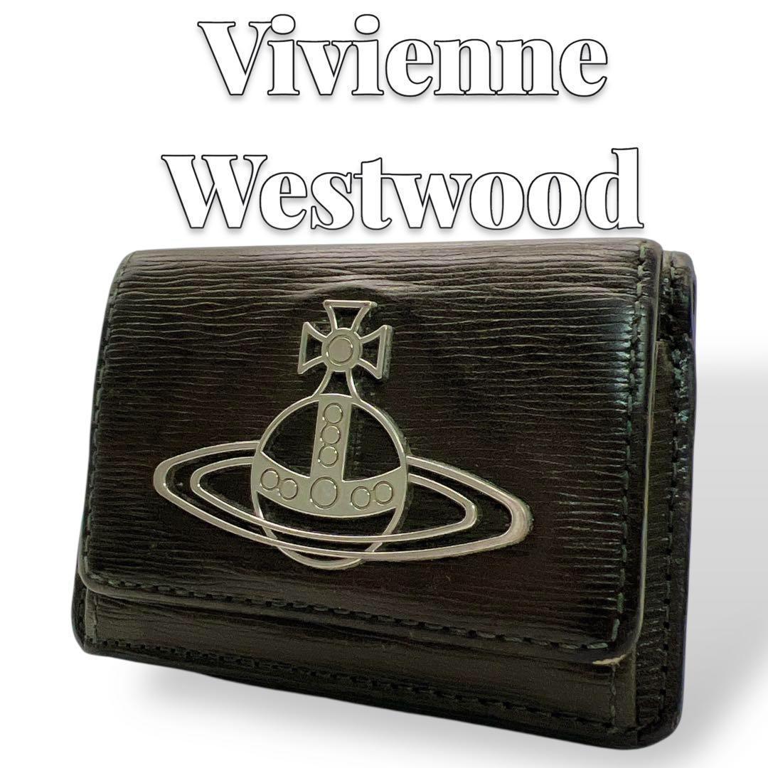 Vivienne Westwood カーキ ミニウォレット 折り財布 7193