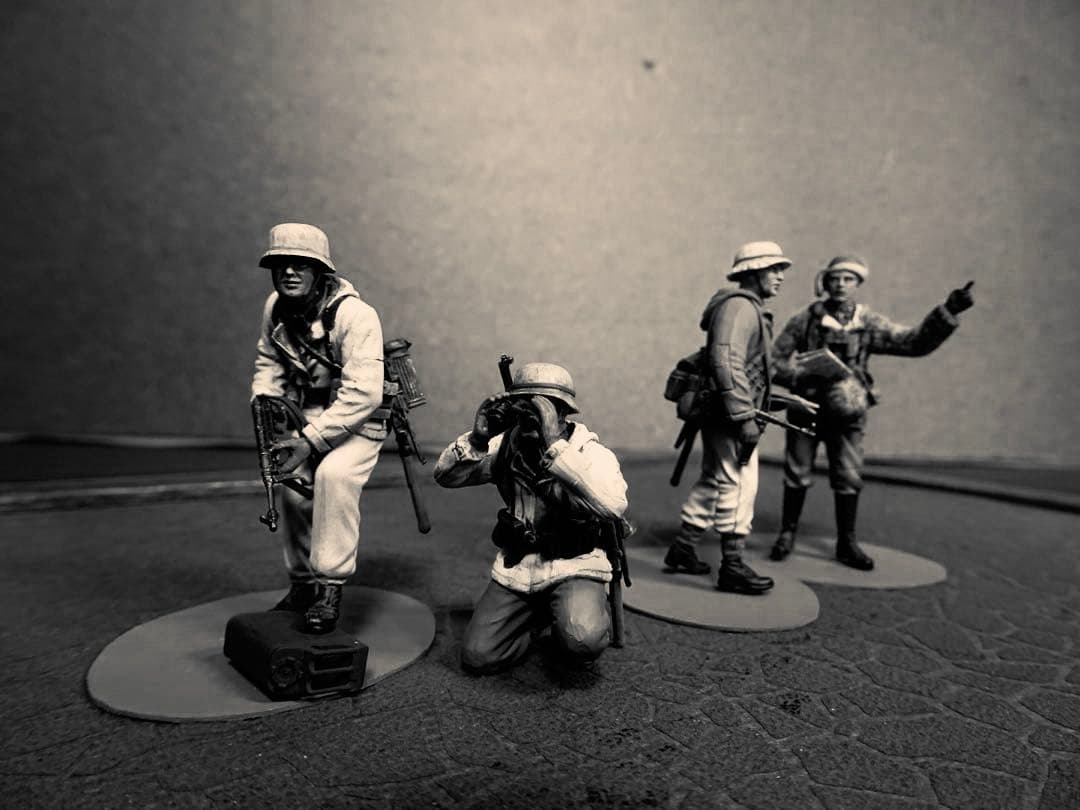 ドラゴン1/35 ドイツ軍兵士プラモデル完成品