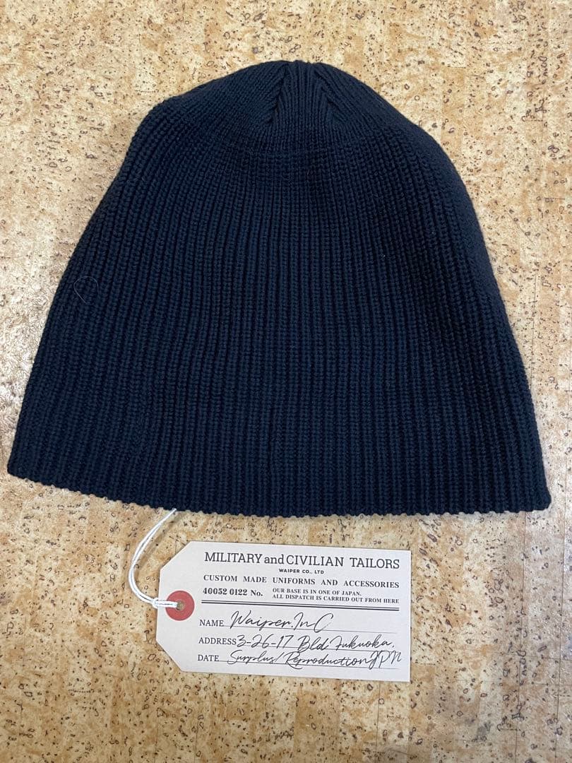 WAIPER.inc U.S.NAVY ワッチキャップ SHORT SOLID