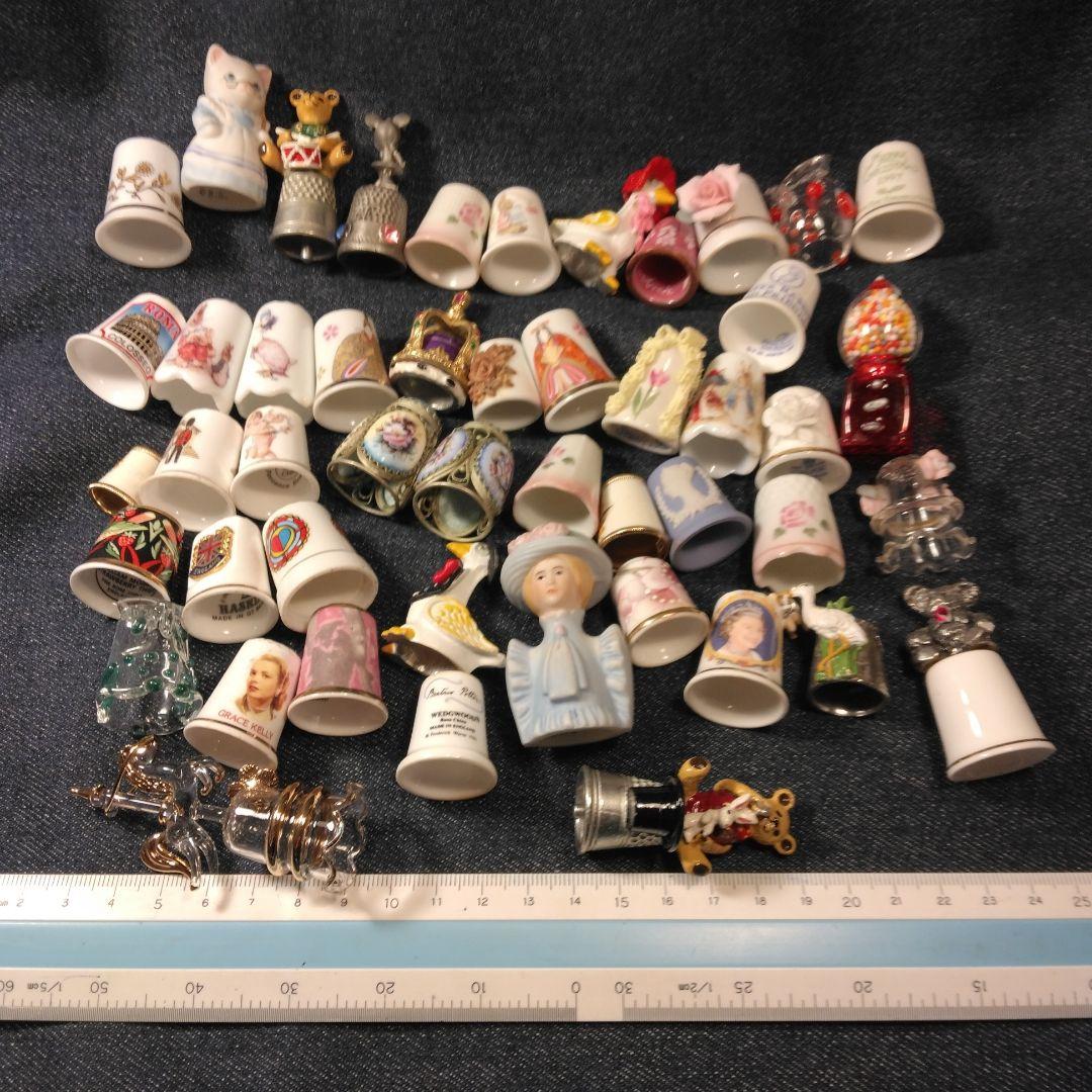 け*ろ様 指貫　シンブル　裁縫　置物　まとめ　ビンテージ　中古品