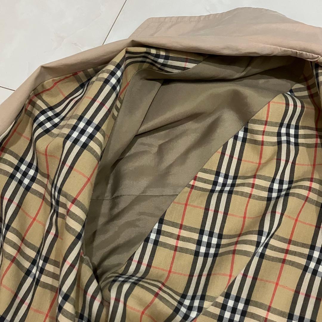 美品 80s Burberry ノバチェック 英国製 ハリントンジャケット