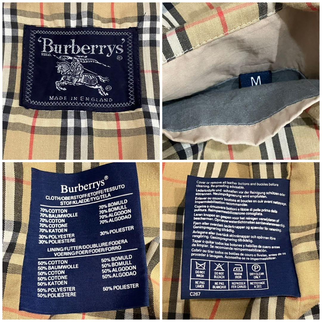 美品 80s Burberry ノバチェック 英国製 ハリントンジャケット