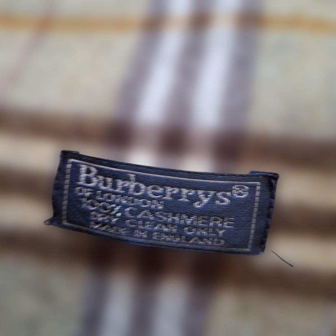 BURBERRY マフラー カシミヤ100% ノバチェック 希少カラー