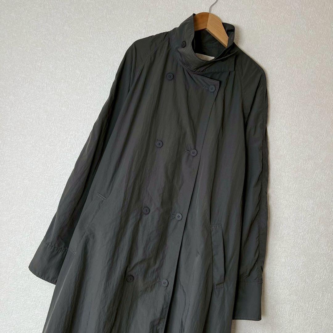 定価3.8万 plage 2024 LIGHT NYLON コート グレー 38
