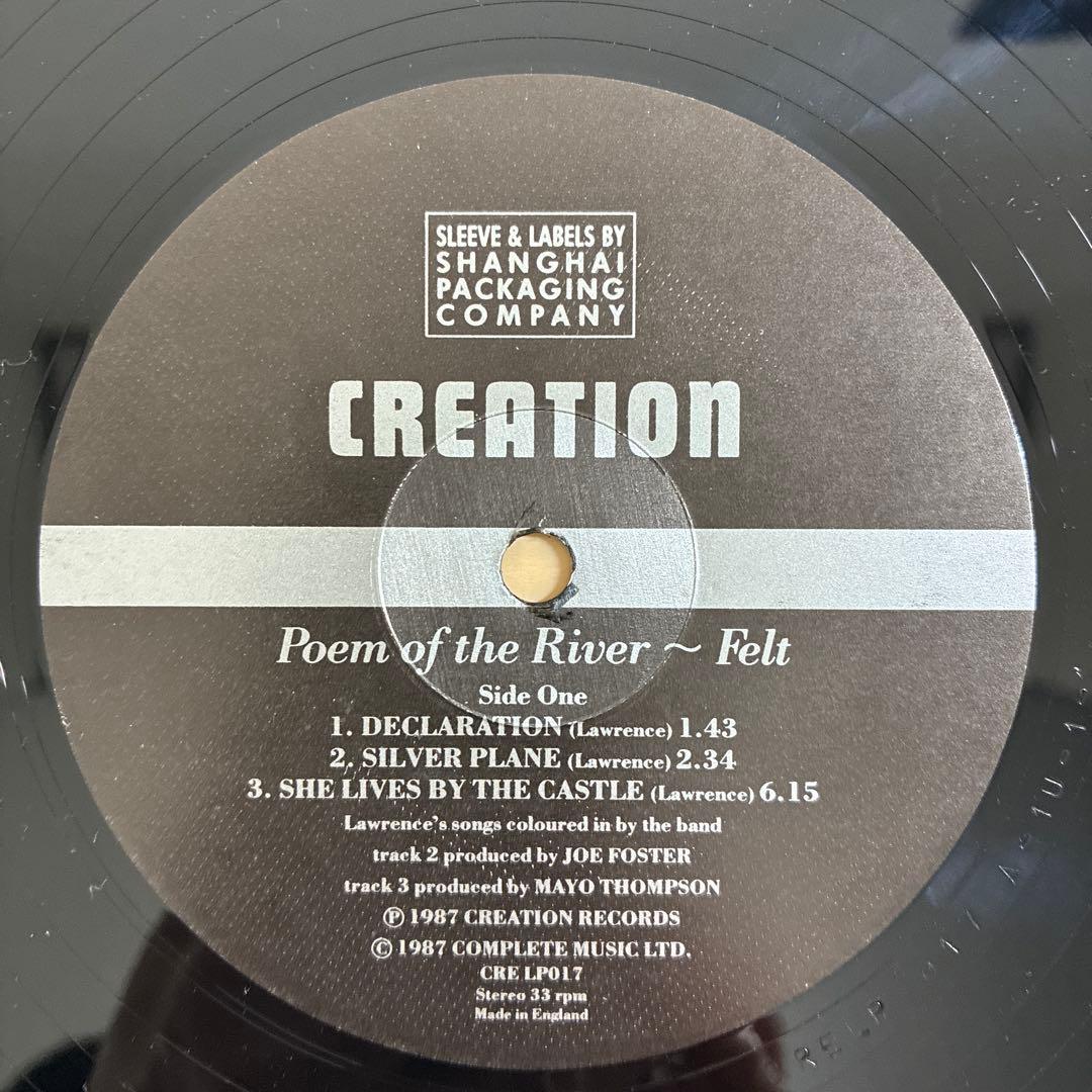 Felt/Poem of the  輸入12inchレコード　1987
