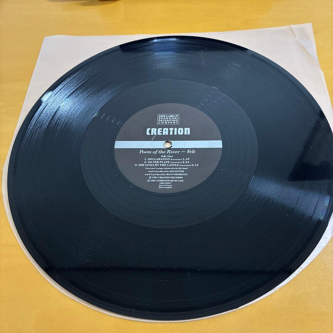 Felt/Poem of the  輸入12inchレコード　1987
