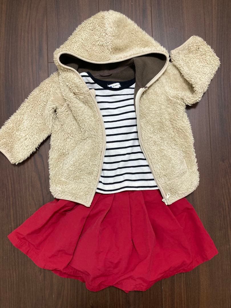 【週末限定値下げ】女の子　まとめ売り　ミニー・マウス　子供服セット 大量　秋冬