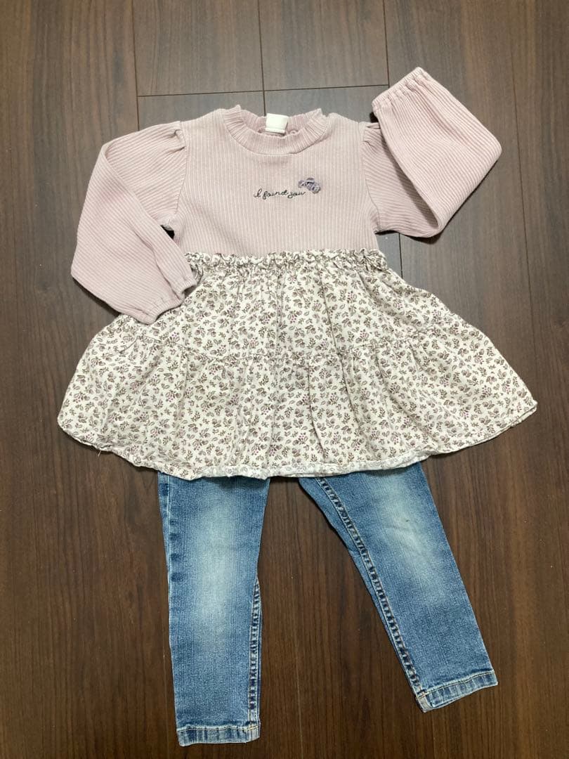 【週末限定値下げ】女の子　まとめ売り　ミニー・マウス　子供服セット 大量　秋冬
