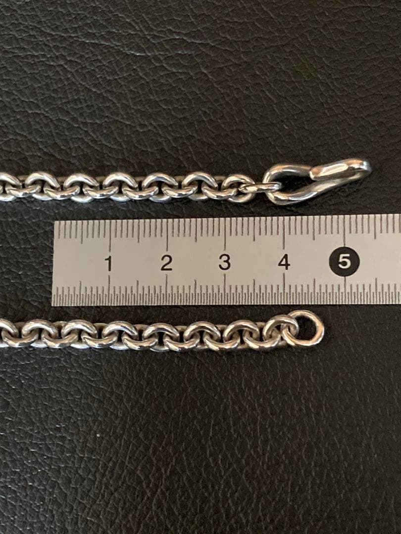 M's collection 50cm 太め チェーンネックレス シルバー925