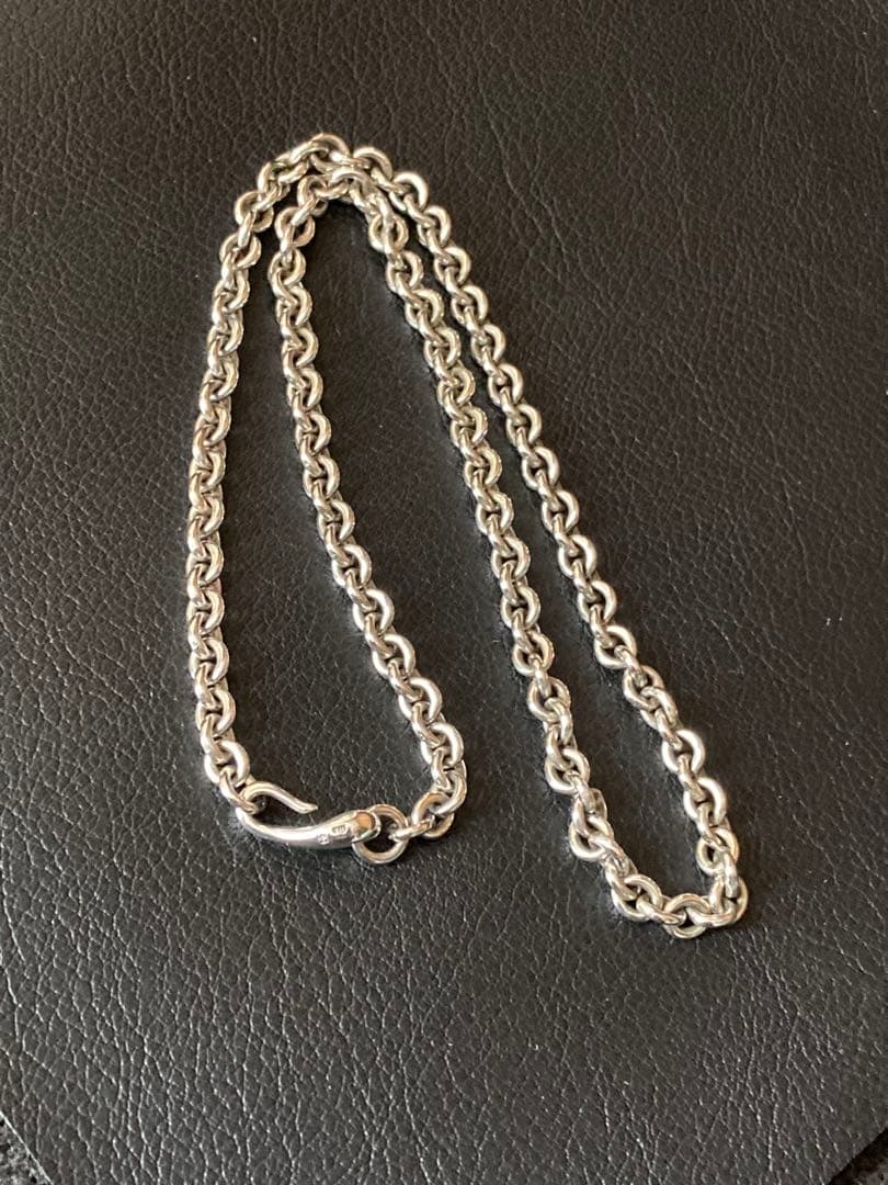 M's collection 50cm 太め チェーンネックレス シルバー925