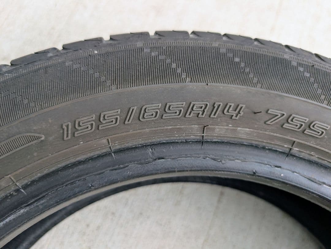 ★送料込★サマータイヤ4本【155/65R14】2020年製※ホイール無※