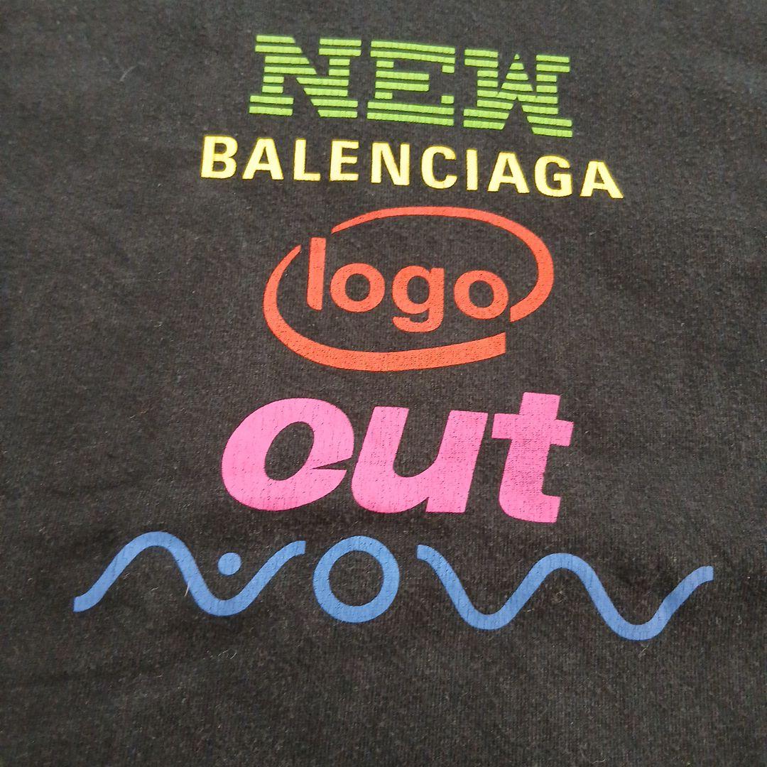 BALENCIAGA プリント Tシャツ 黒