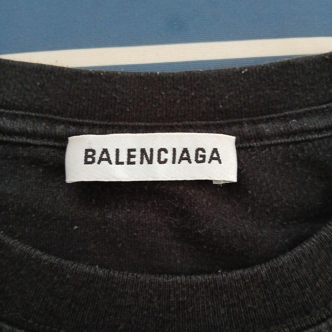 BALENCIAGA プリント Tシャツ 黒