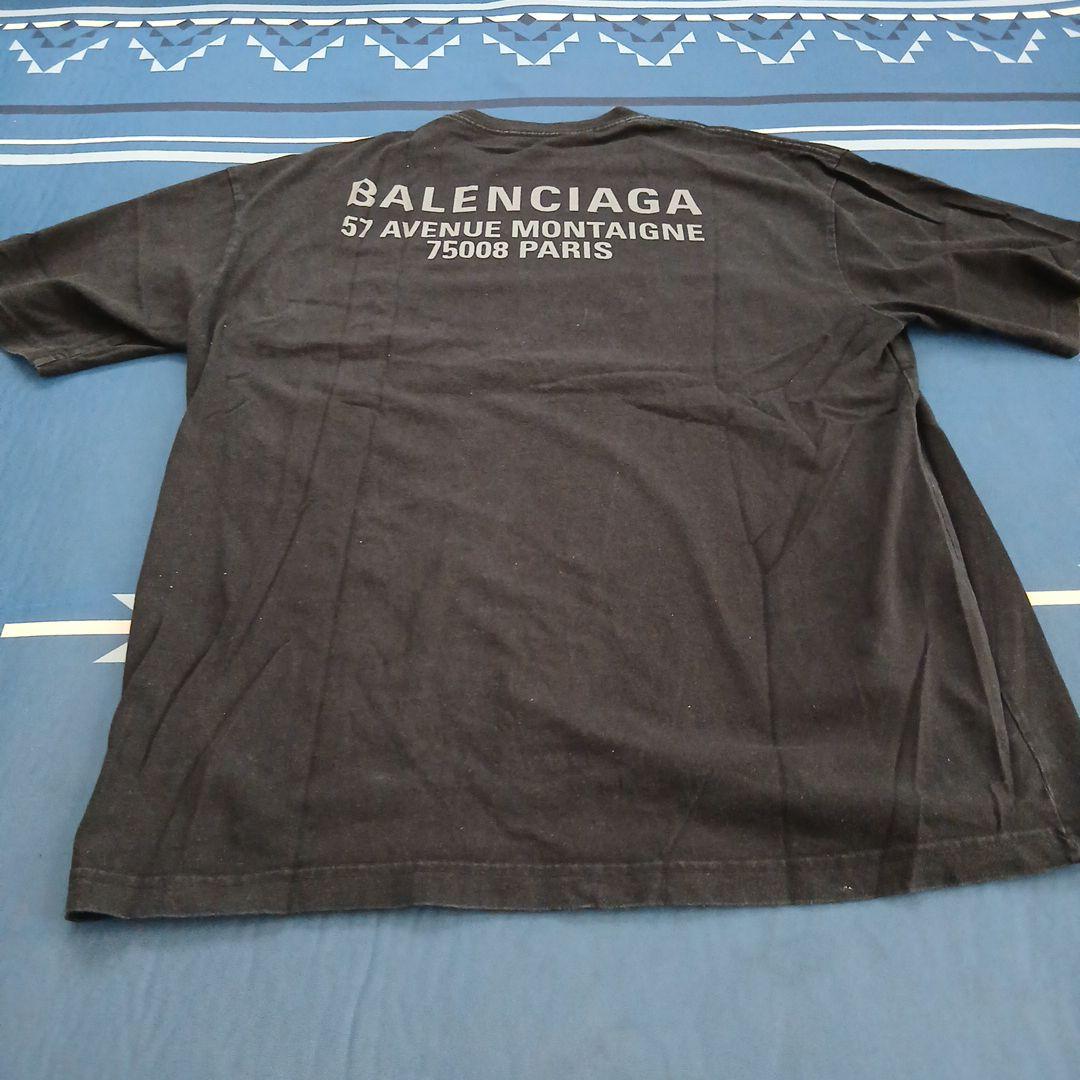 BALENCIAGA プリント Tシャツ 黒