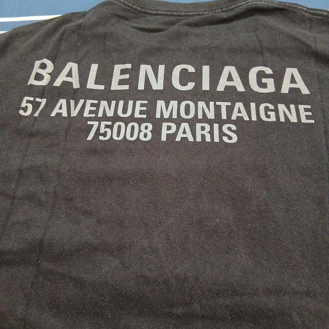 BALENCIAGA プリント Tシャツ 黒
