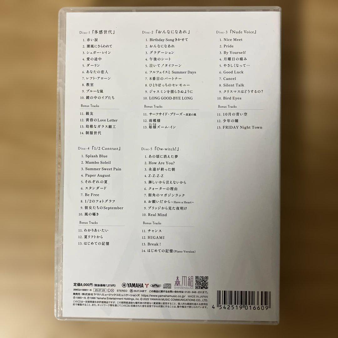 DVD　森川美穂　５　Original Albums COMPLETE BOX