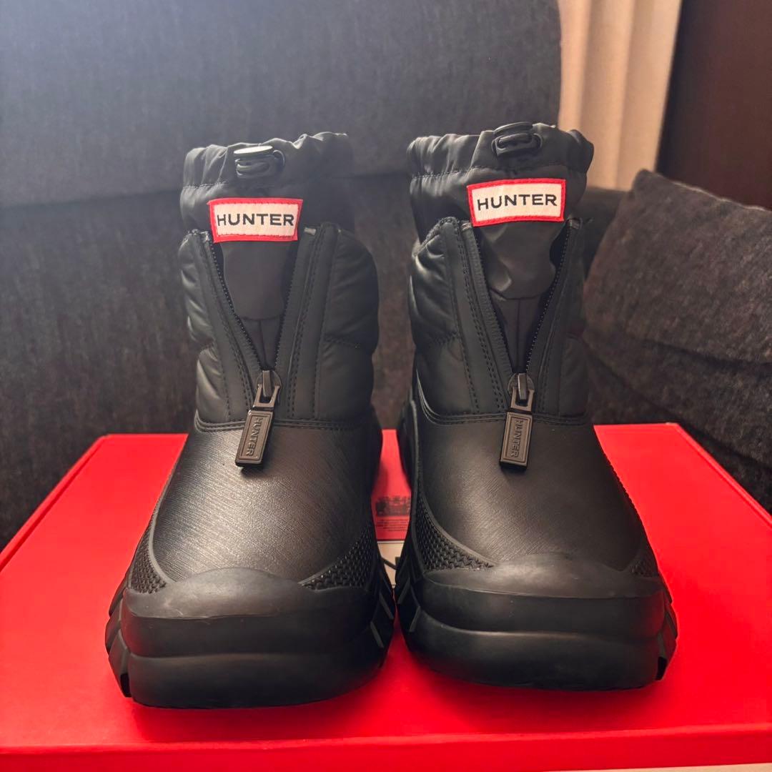 HUNTER イントレピッド ジップ アンクル スノーブーツ