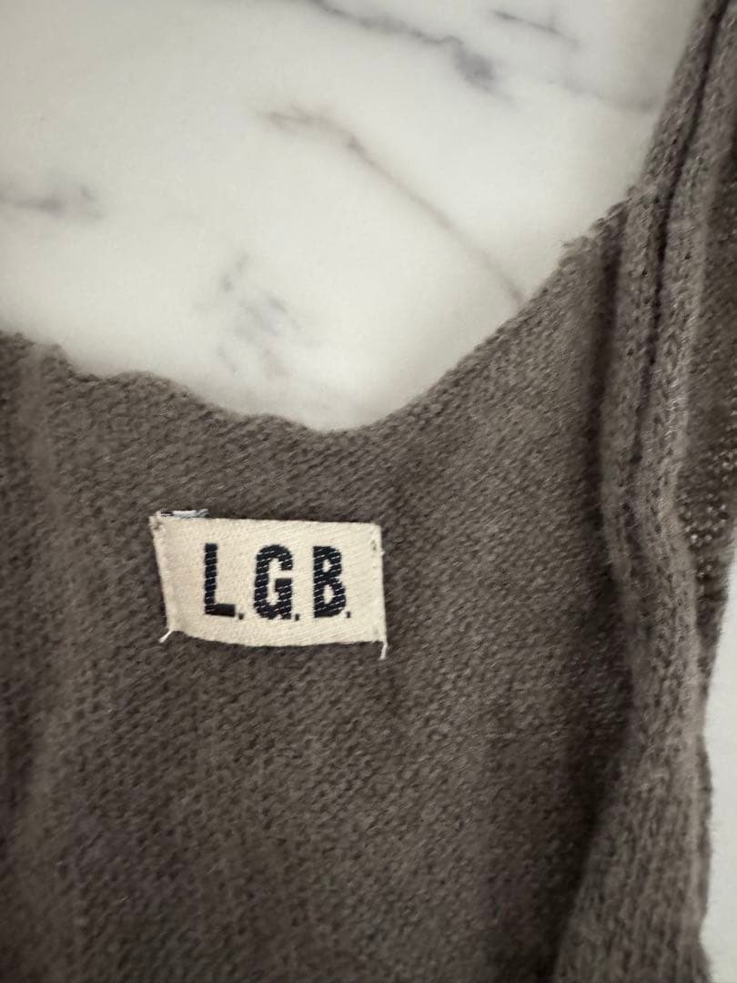 L.G.B. ニットグレー タンクトップ