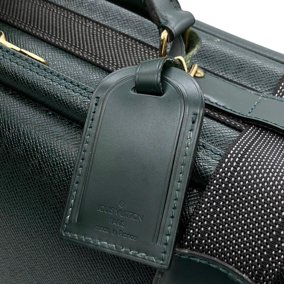 【LOUIS VUITTON】サテライト53 タイガ　トラベルバッグ　エピセア.