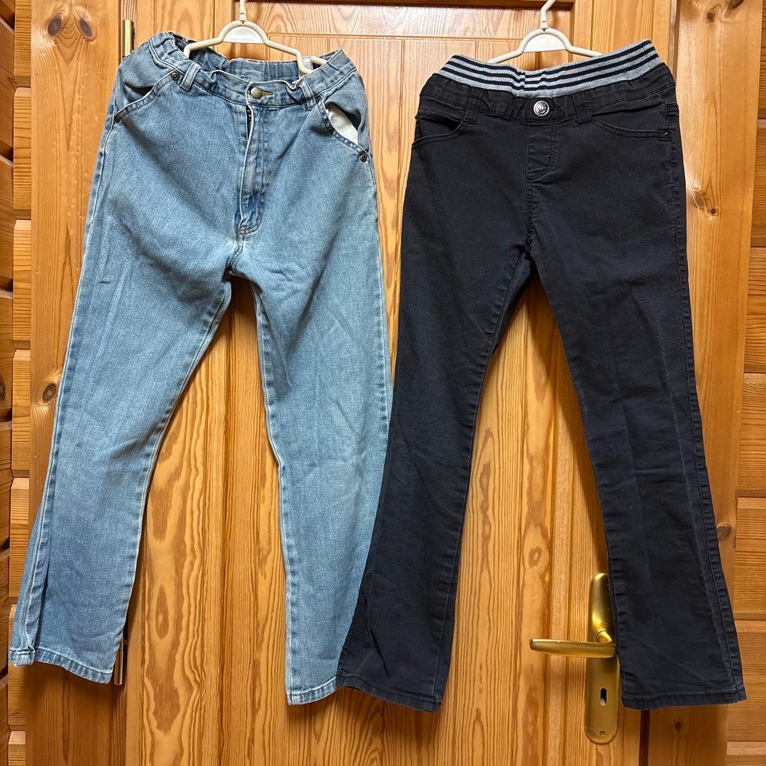 男の子 まとめ売り 150 長袖 ロンT パーカー シャツ パンツ ボトム