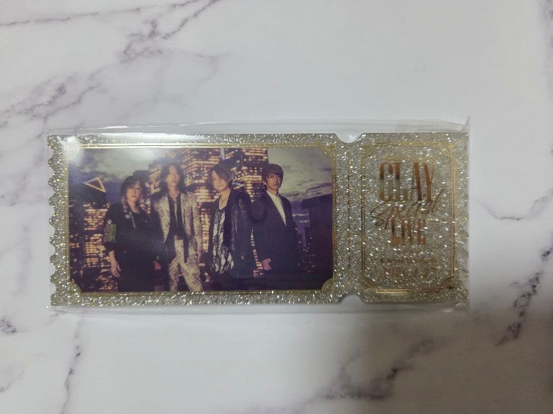 GLAY 記念アクリルブロック&レシート
