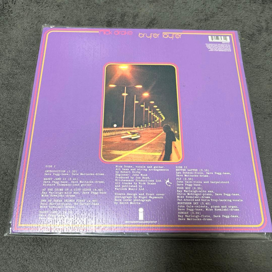 Nick Drake Bryter Layter アナログレコード