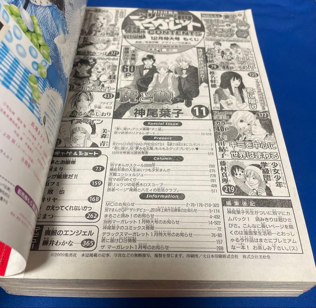 別冊マーガレット2009年12月号