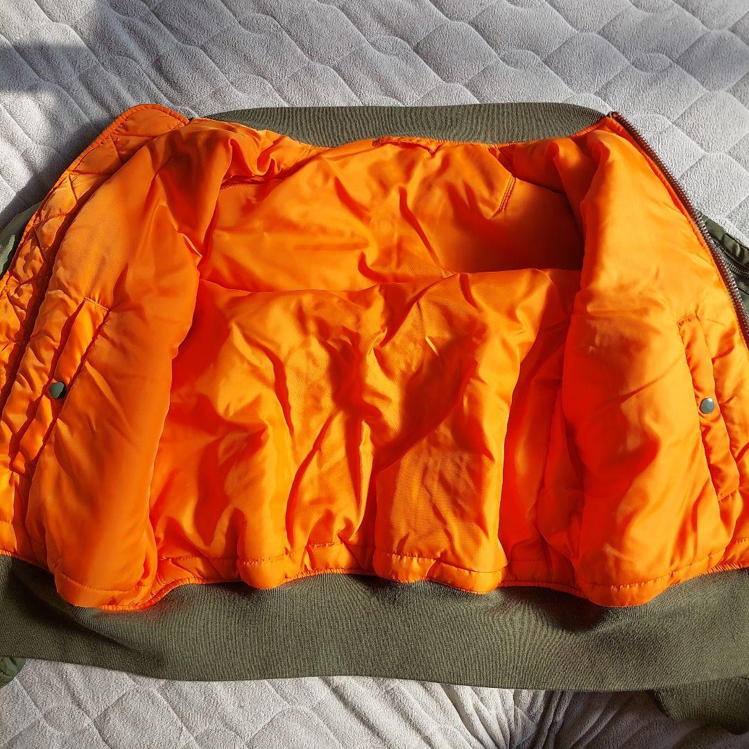 極美品 現行 ALPHA INDUSTRIES MA-1 フライトジャケット L
