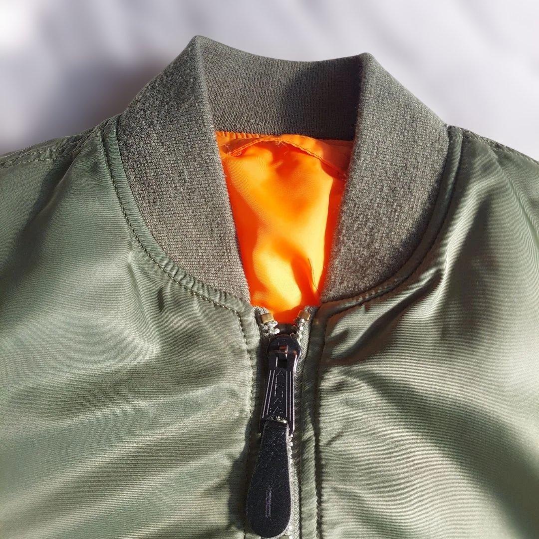 極美品 現行 ALPHA INDUSTRIES MA-1 フライトジャケット L