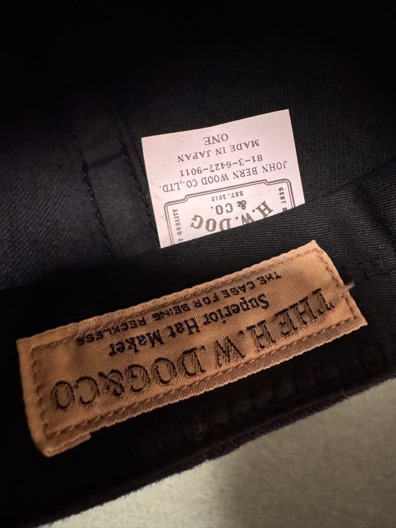 H.W. DOG & CO. キャップ