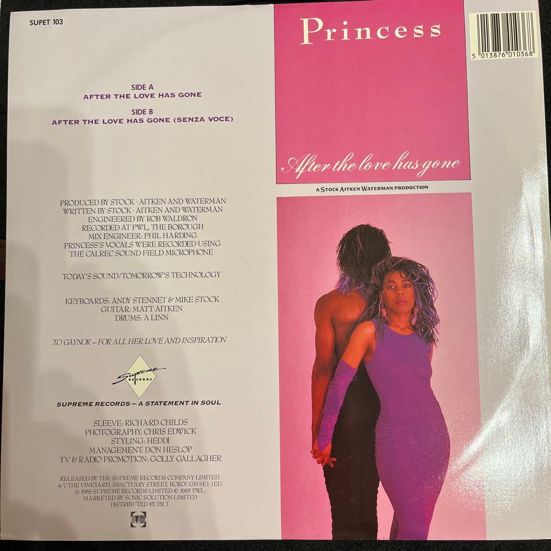 洋楽 Princess After the Love Has Gone