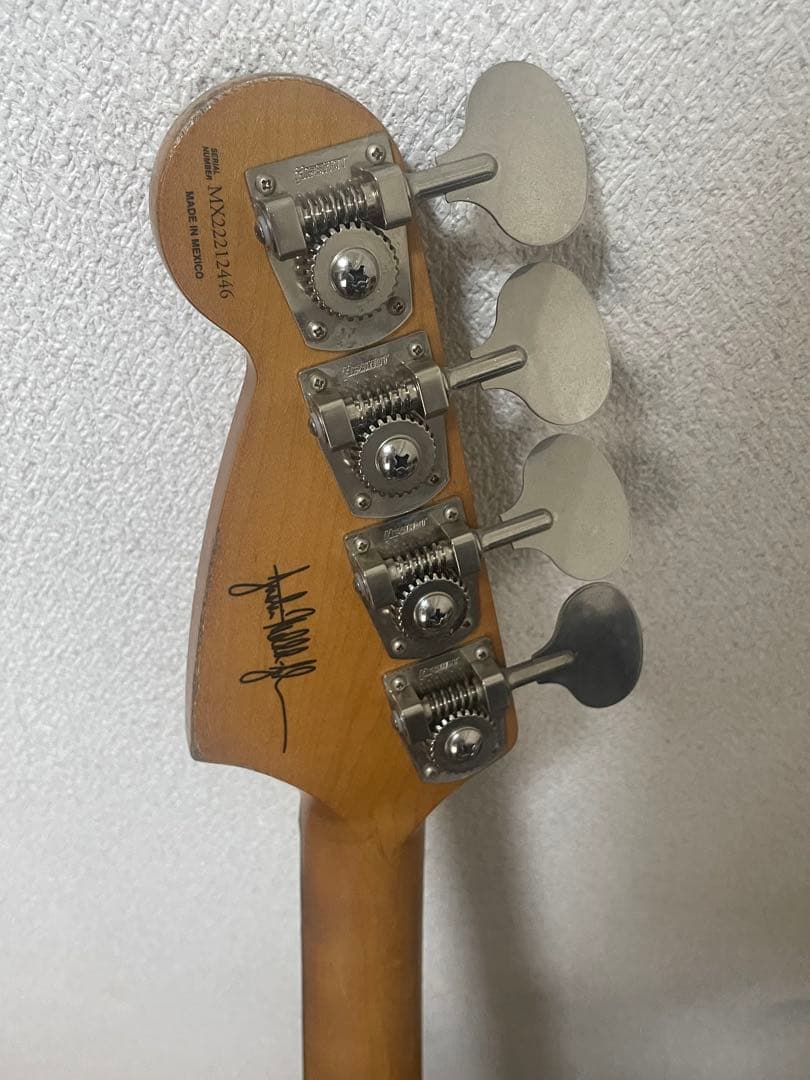 ベース Fender JMJ Road Worn Mustang Bass DB