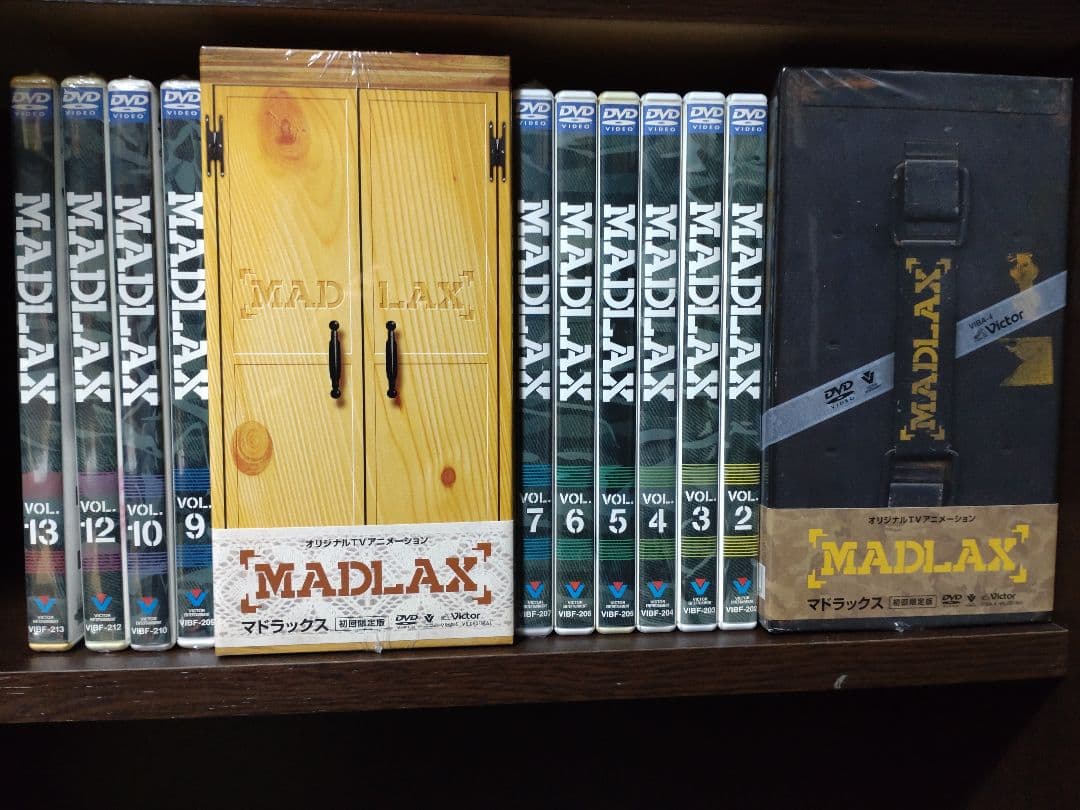 MADLAXマドラックス DVD初回版 12巻セット（新品含む、11巻のみ欠品）