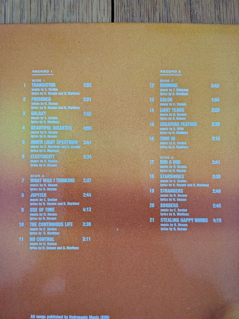 311 (スリー・イレブン) / Transistor レコード 2LP