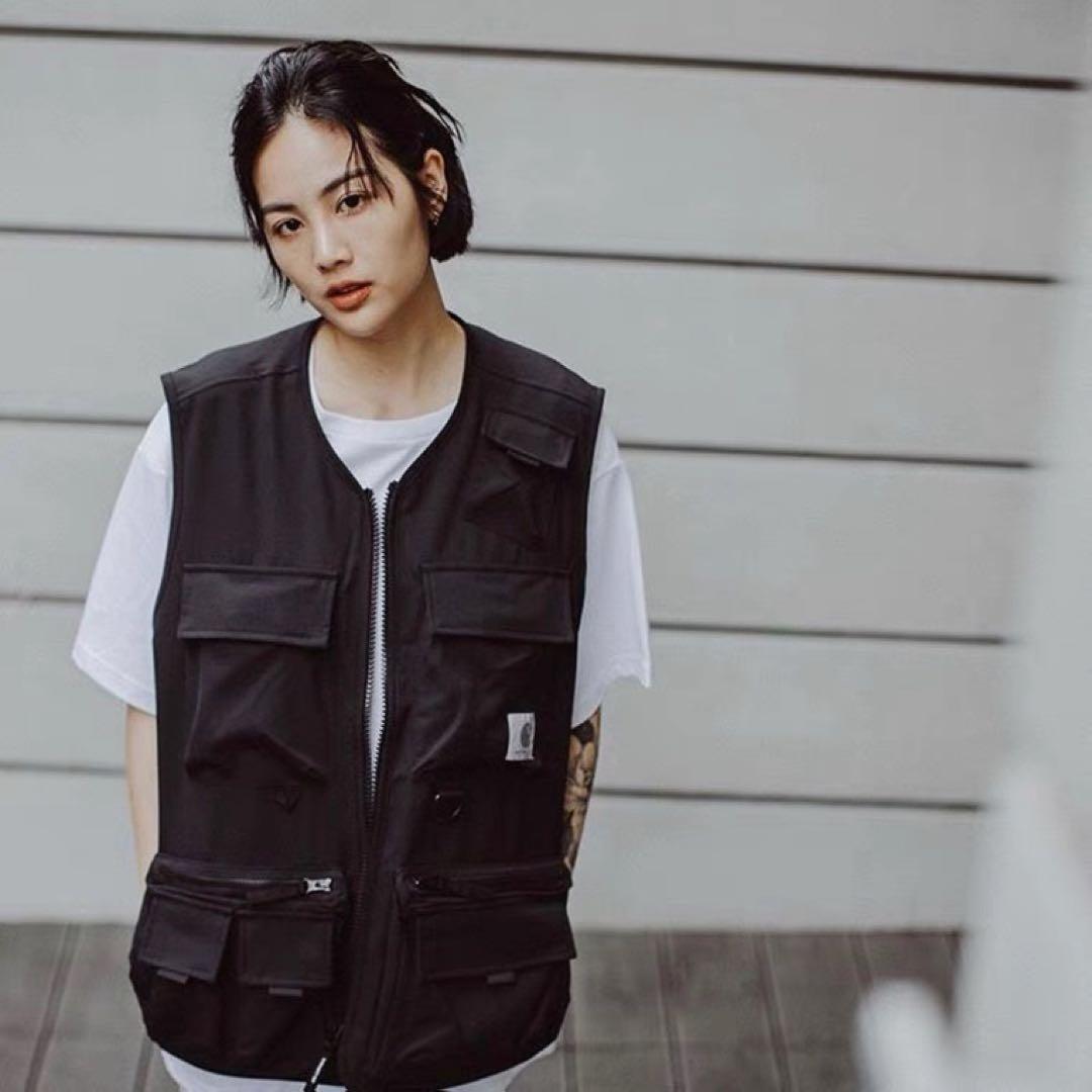 Carhartt カーハート　フィッシングベスト　Lサイズ　ブラック　黒