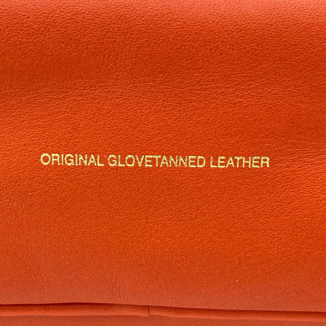 COACH コーチ グラブタンレザー ボディバッグ オレンジ