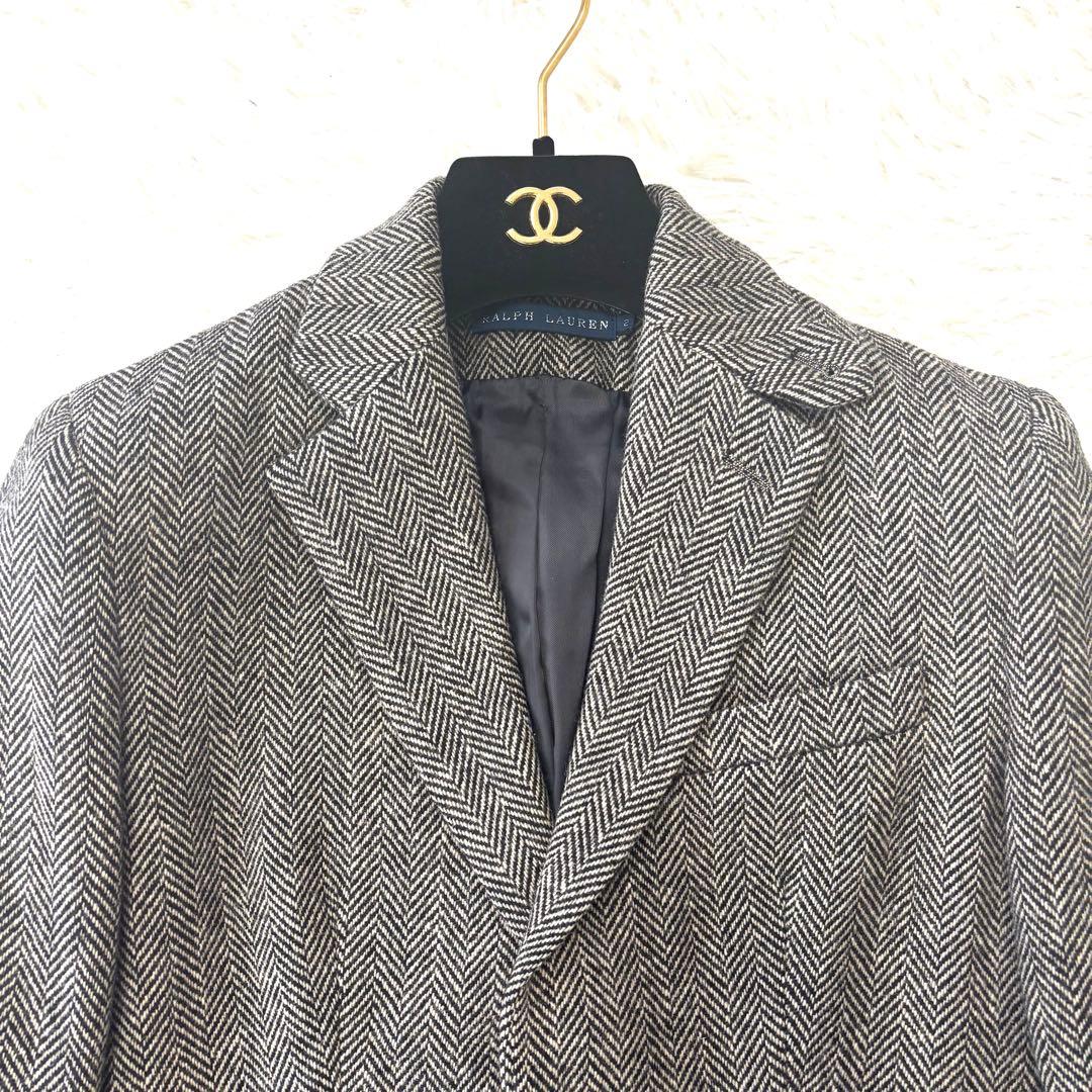 美品✨ RALPH LAUREN テーラードジャケット ヘリンボーン ツイード