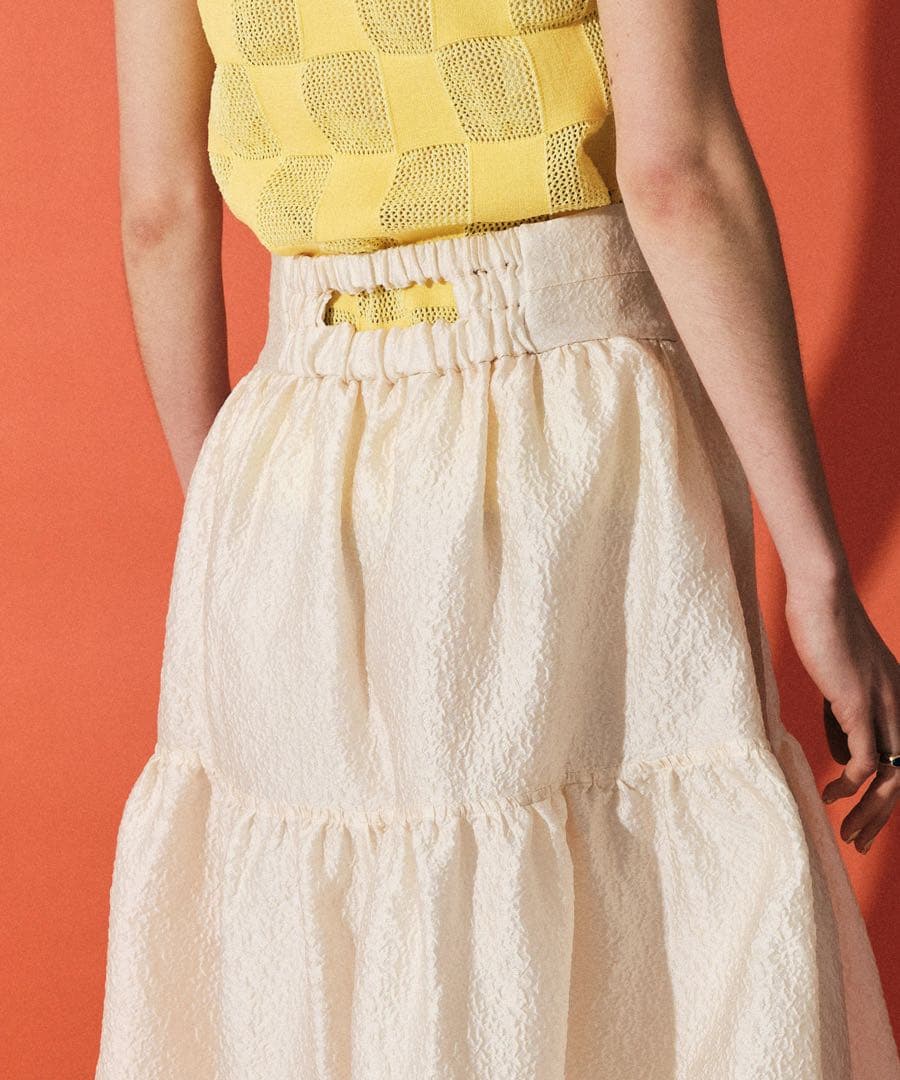 美品✨MAISON SPECIAL ヘムホール2WAYボリュームスカート