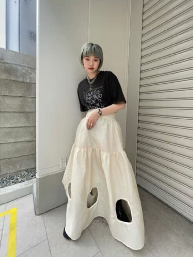 美品✨MAISON SPECIAL ヘムホール2WAYボリュームスカート