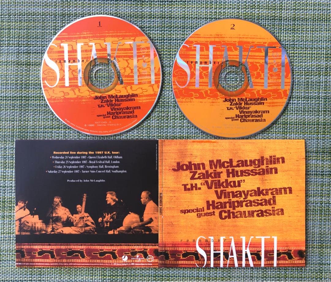 【希少ボックス5CD/1DVD】マクラフフリン　シャクティ・シルクボックス