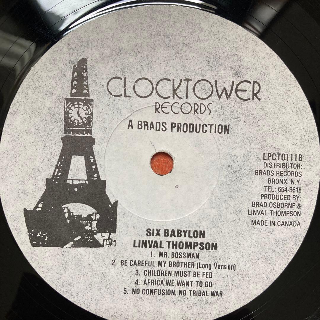 SIX BABYLON  / LINVAL THOMPSON アルバム