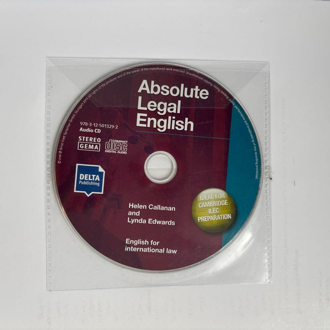 語学・辞書・学習参考書 Absolute Legal English
